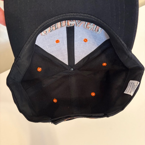 NWT Black and Orange Chicago Cap Hat O/S - Picture 6 of 7